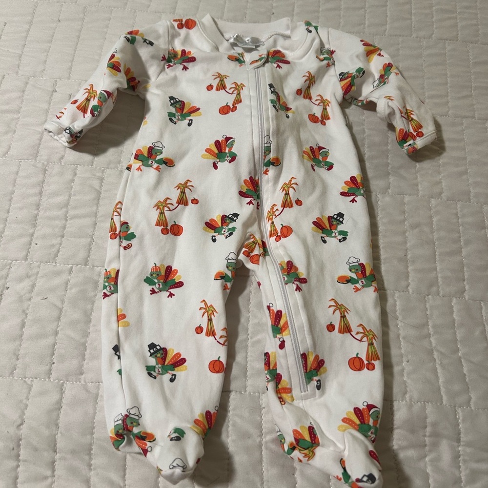 Kissy Kissy Thanksgiving Fall Turkey Newborn